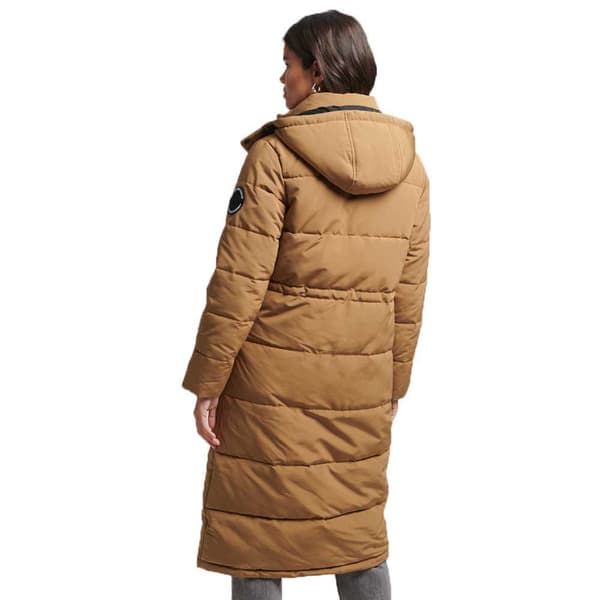 Superdry Jakke Vintage Everest Longline Brun M Kvinde