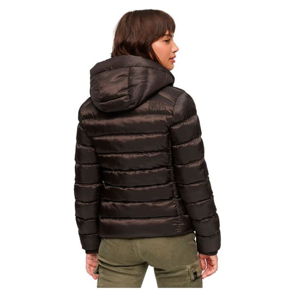 Superdry Vadderad Jacka Fuji Brun XS Kvinna