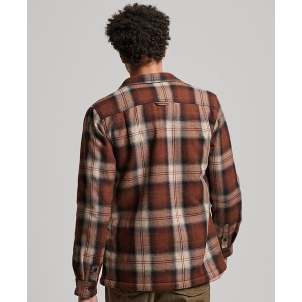 Superdry Wool Miller Overtrøje Brun M Mand