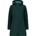 Miniatyrbillede 1 af 3: Cmp Frakke Longline Softshell 3a08326 Grøn S Kvinde