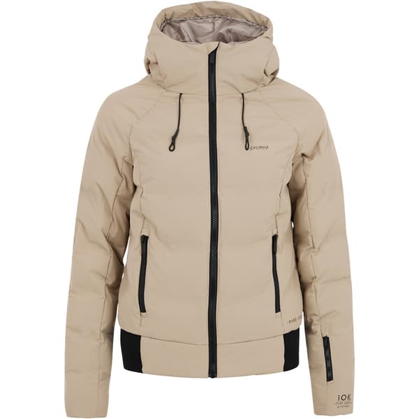 Protest Huvjacka Prtalyssumi Beige XL Kvinna