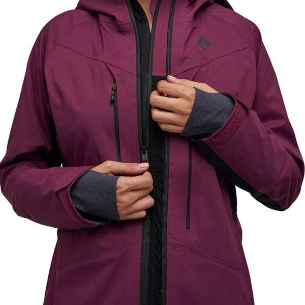 Black Diamond Jakke Dawn Patrol Hybrid Rød M Kvinde