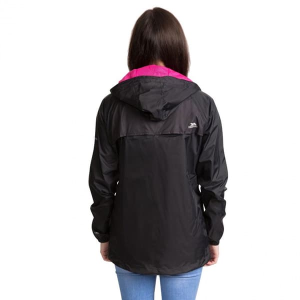 Trespass Jakke Qikpac Sort L Kvinde