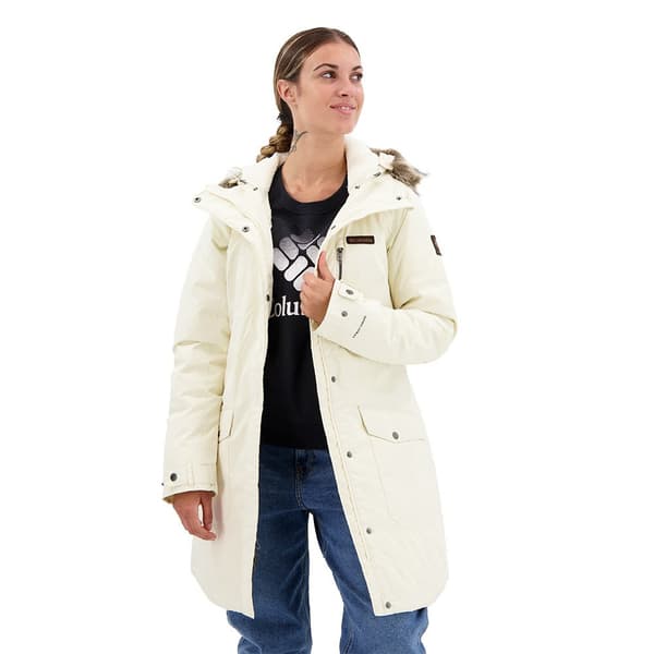 Columbia Suttle Mountain™ Long Parka Hvid XL Kvinde