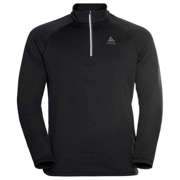 Odlo Besso 1/2 Postinumero Fleece Musta M Mies