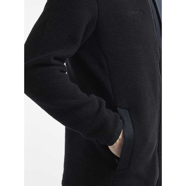 Craft Full Dragkedja Fleece Adv Explore Pile Svart S Man