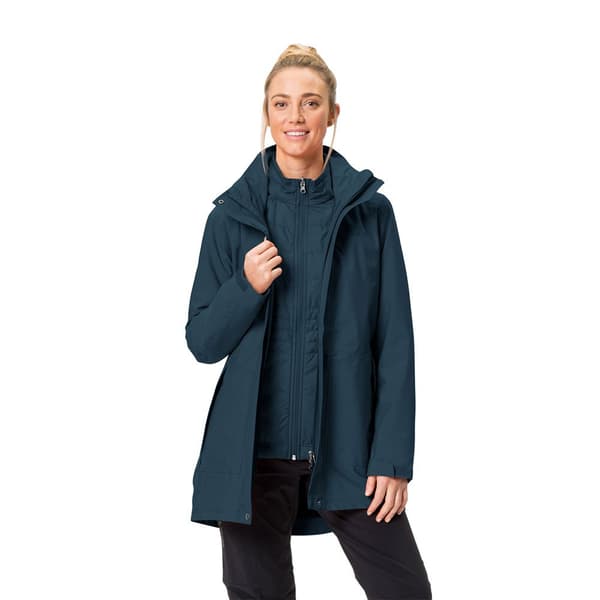 Vaude Jakke Idris 3 In 1 Iii Grøn 40 Kvinde