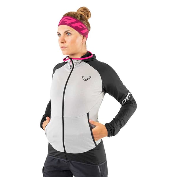Dynafit Fleece Med Huva Transalper Light Polartec Vit DE 38 Kvinna