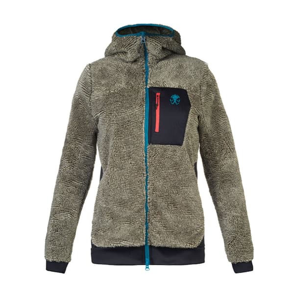 Rafiki Fleece Med Fuld Lynlås Tarifa Grøn 36 Kvinde