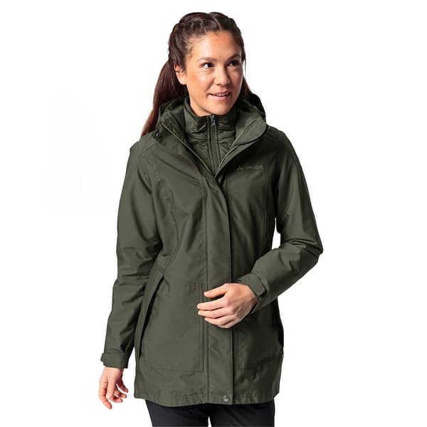 Vaude Parkas Idris 3 In 1 Iii Grönt 40 Kvinna