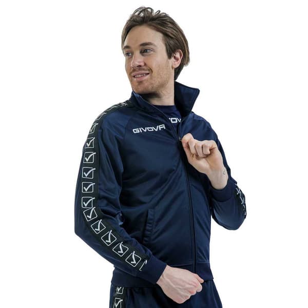 Givova Jakke Tricot Band Blå 2XL Mand