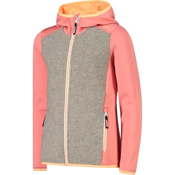 Cmp Jakke Fix Hood Girl 30m2175 Orange 8 Years