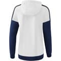 Miniatyrbillede 2 af 2: Erima Hættejakke Tracktop Squad Hvid 34 Kvinde