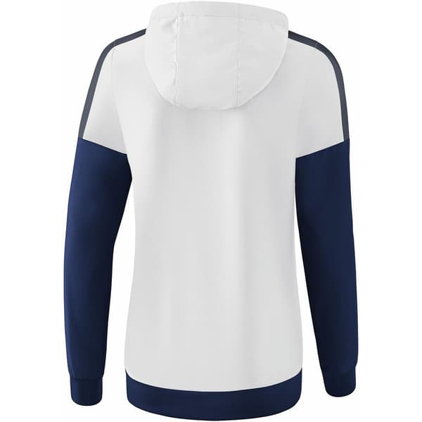Erima Hættejakke Tracktop Squad Hvid 34 Kvinde