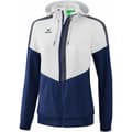Miniatyrbillede 1 af 2: Erima Hættejakke Tracktop Squad Hvid 34 Kvinde