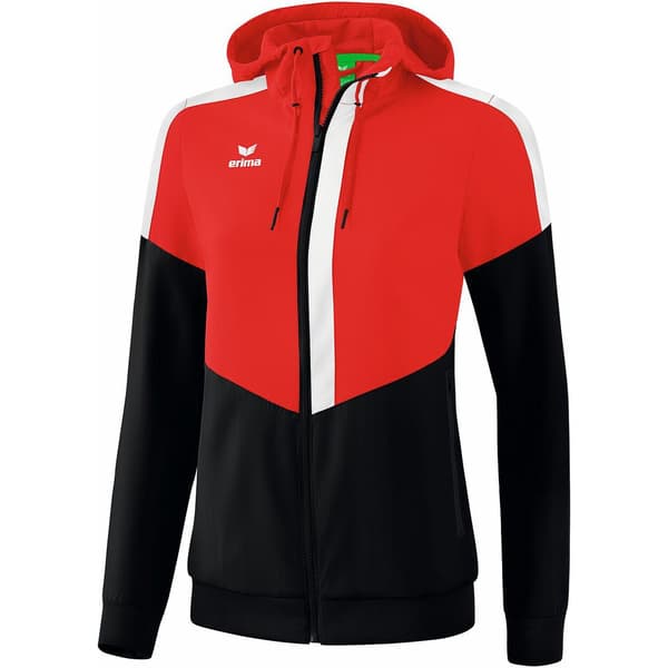 Erima Hættejakke Tracktop Squad Rød 42 Kvinde
