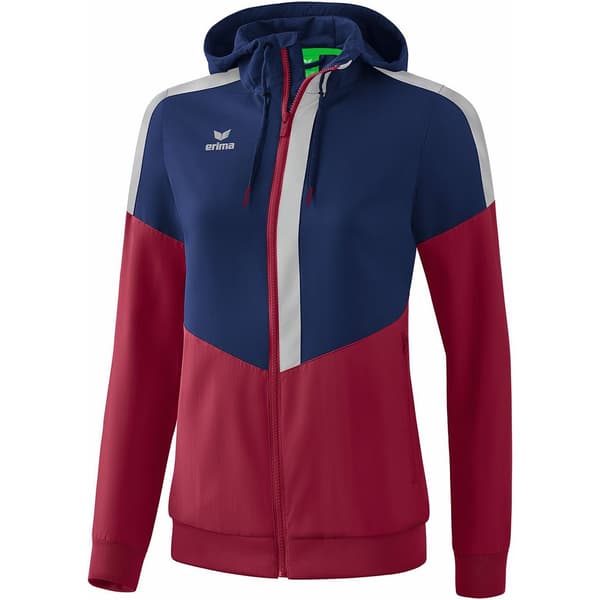 Erima Hættejakke Tracktop Squad Blå 40 Kvinde