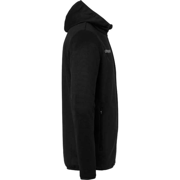 Uhlsport Fleece Med Fuld Lynlås Essential Sort L Mand