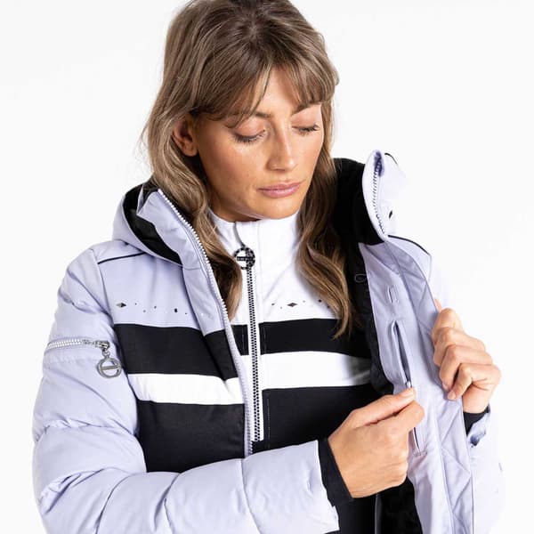 Dare2b Jakke Crystallize Ski Blå,Sort 12 Kvinde