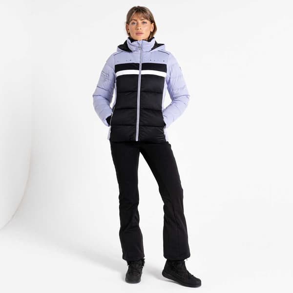Dare2b Jakke Crystallize Ski Blå,Sort 12 Kvinde