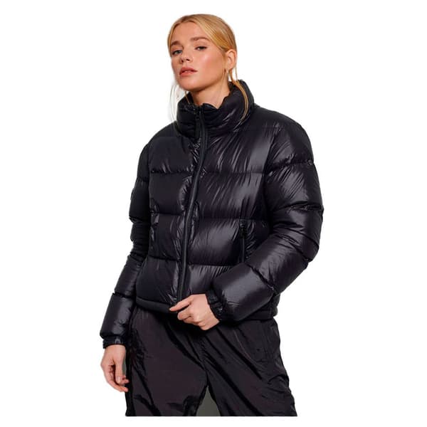 Superdry Jacka Luxe Alpine Down Padded Svart XL Kvinna