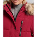 Miniatyrbild 5 av 6: Superdry Faux Fur Everest Jacka Longline Röd XS Kvinna