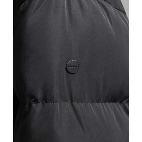 Superdry Jacka Studios Longline Duvet Svart 14 Kvinna