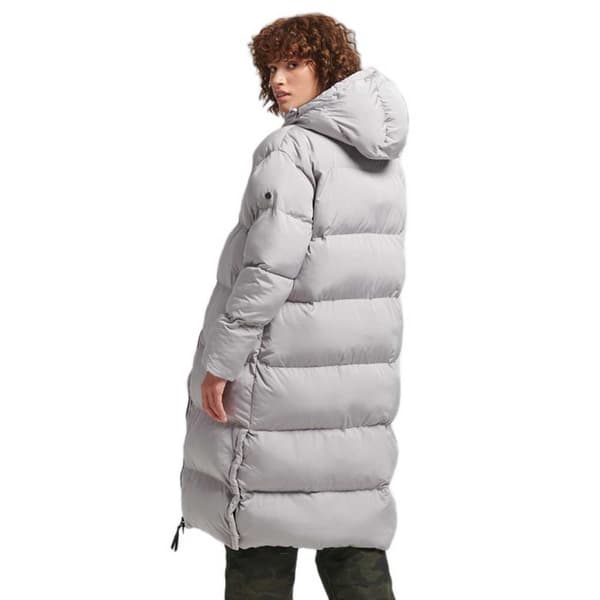 Superdry Jacka Studios Longline Duvet Grå 12 Kvinna