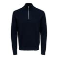 Miniatyrbillede 3 af 7: Only & Sons Sweater Med Halv Lynlås Phil Regular 12 Sort XL Mand