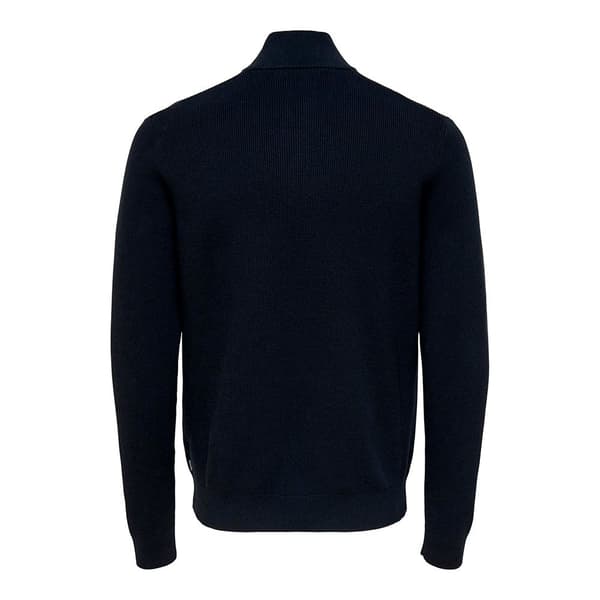 Only & Sons Sweater Med Halv Lynlås Phil Regular 12 Sort XL Mand