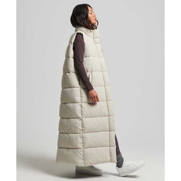Superdry Jacka Code Sl Touchline Padded Nh Grå M Kvinna