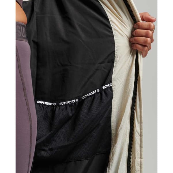 Superdry Jacka Code Sl Touchline Padded Nh Grå M Kvinna