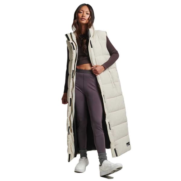 Superdry Jacka Code Sl Touchline Padded Nh Grå M Kvinna