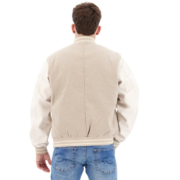 Jack & Jones Bomberjacka College Wool Blend Grå L Man