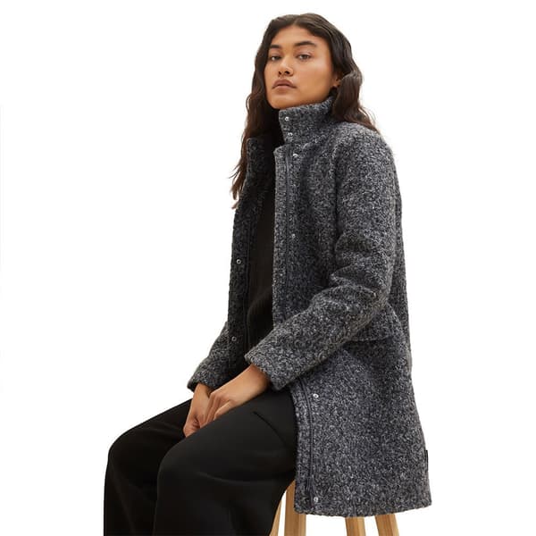 Tom Tailor Täcka 1037586 Boucle Grå XL Kvinna
