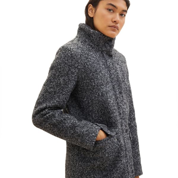 Tom Tailor Täcka 1037586 Boucle Grå XL Kvinna
