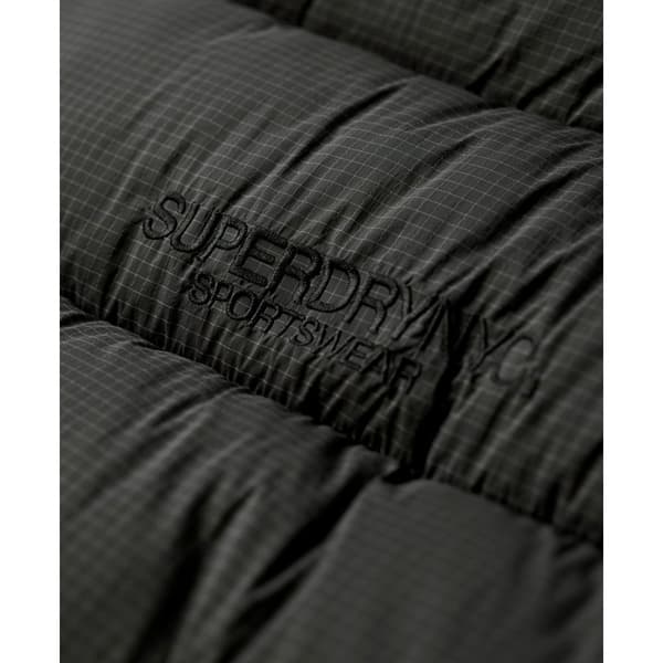 Superdry Pufferjacka Rips Longline Brun L Man