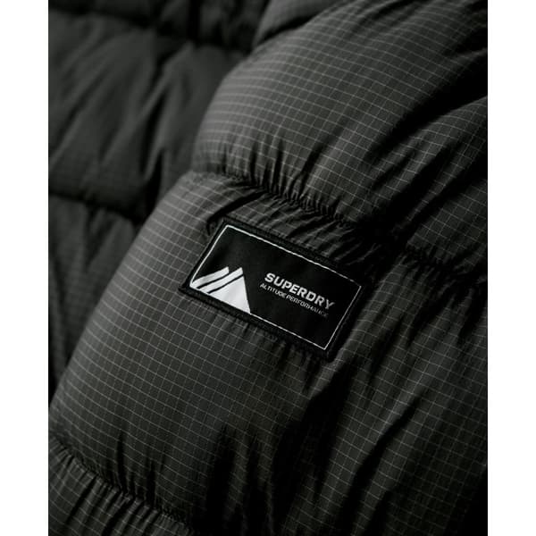 Superdry Pufferjacka Rips Longline Brun L Man