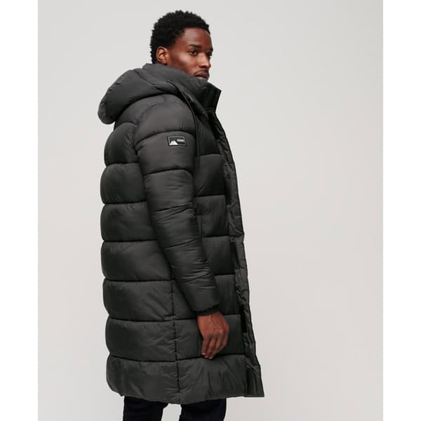 Superdry Pufferjacka Rips Longline Brun L Man
