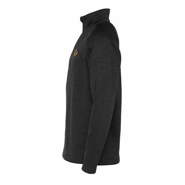 Savage Gear Fleece Regenerator Half Zip Grøn L Mand