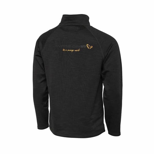 Savage Gear Fleece Regenerator Half Zip Grøn L Mand