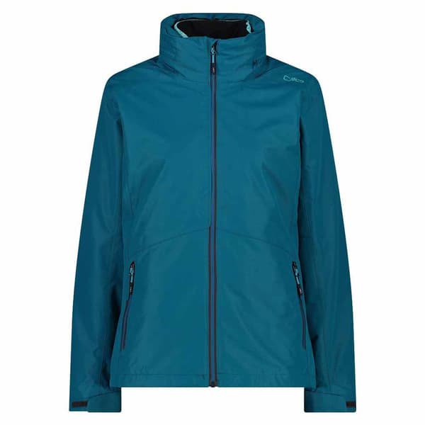 Cmp Jakke Zip Hood Detachable Inner 32z1436d Blå S Kvinde