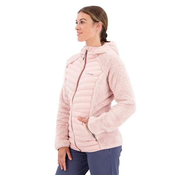 Columbia Fleece Med Fuld Lynlås Powder Lite™ Sherpa Hybrid Rosa XS Kvinde