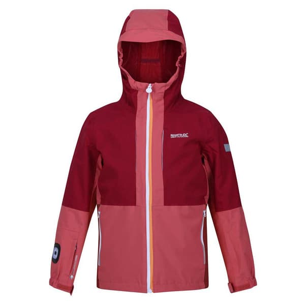 Regatta Junior Hoodie Regnjacka Hydrate Viii 3 In 1 Röd 11-12 Years Pojke