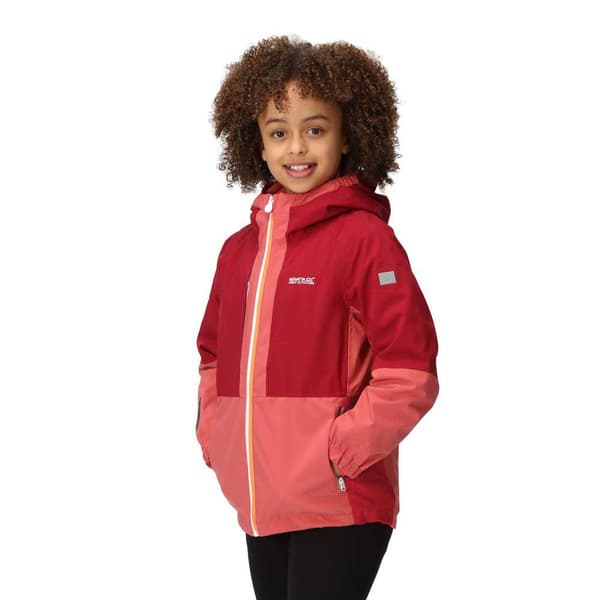 Regatta Junior Hoodie Regnjacka Hydrate Viii 3 In 1 Röd 11-12 Years Pojke