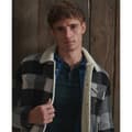 Miniatyrbild 4 av 5: Superdry Ull Sherpa Trucker Jacka Highwayman Vit,Svart 2XL Man