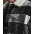 Miniatyrbild 5 av 5: Superdry Ull Sherpa Trucker Jacka Highwayman Vit,Svart 2XL Man