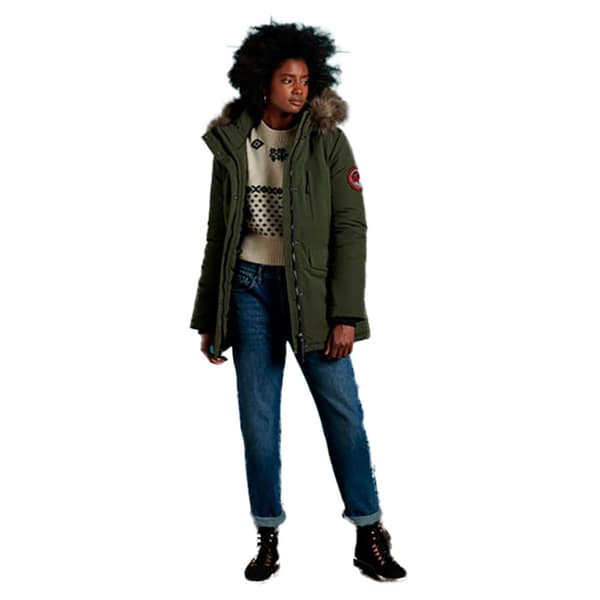 Superdry Jacka Everest Grönt XS Kvinna