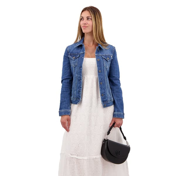 Pepe Jeans Denimjakke Thrift Sort S Kvinde