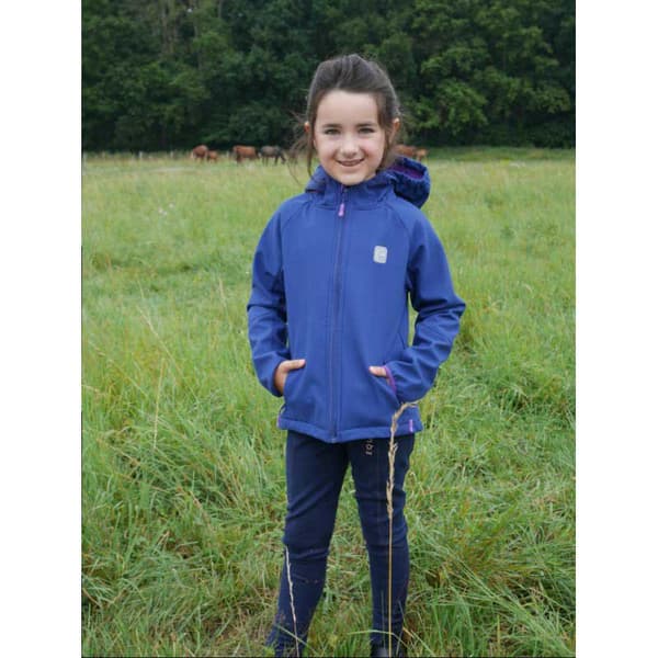 Equikids Jakke Softshell Amandine Blå 6 Years